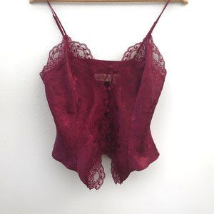 VICTORIA’S SECRET Gold Label Laced Cami Top Small